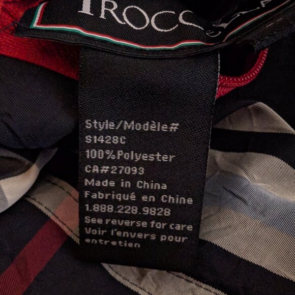 FROCCELLA Netherland NWT coat trench windbreaker Sz LARGE CHECKED HOOD OLD MONEY - Picture 13 of 14